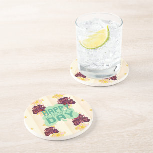 Schaffen Sie sich Ihren eigenen schönen, glücklich Sandstein Untersetzer