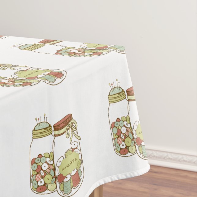 Schaffen Sie Weckglastischdecke Tischdecke (Beispiel)