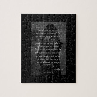 Schaffen Sie zitiert auf stille Art Puzzle