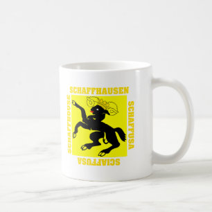 Schaffhausen die Schweiz Bezirk-Flagge Tasse