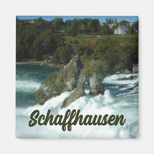 Schaffhausen Landschaftlicher Rheinfall in der Sch Magnet