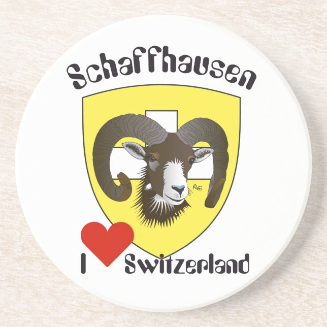 Schaffhausen Schweiz BierŌ Getränkeuntersetzer (Vorne)