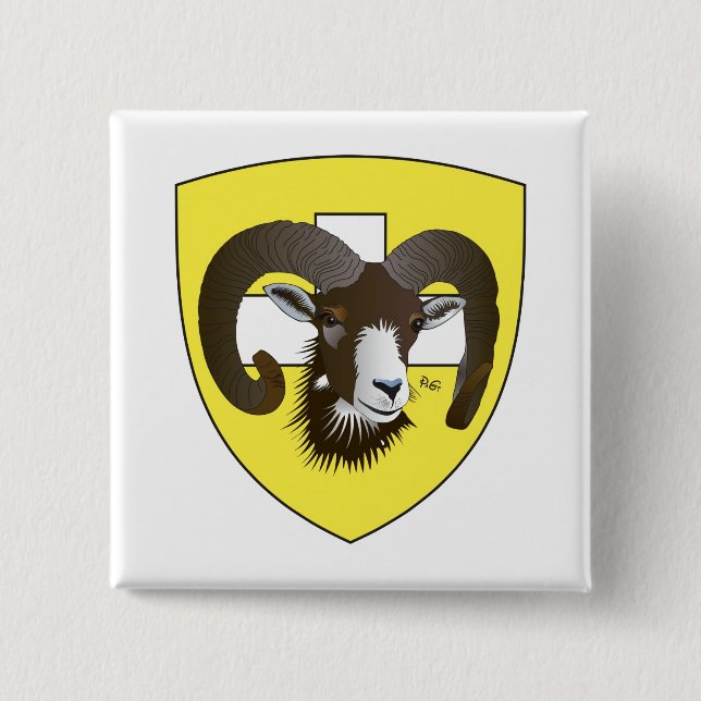 Schaffhausen Schweiz Button (Vorderseite)