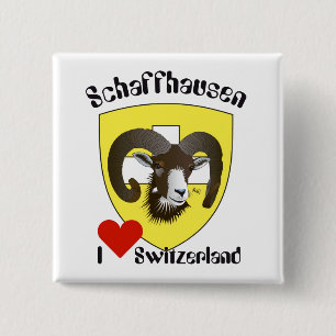 Schaffhausen Schweiz Button