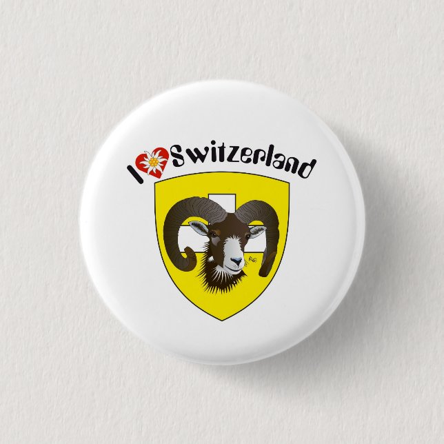 Schaffhausen Schweiz Button (Vorderseite)