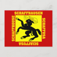 Schaffhausen Schweiz Flaggenstaat Kanton