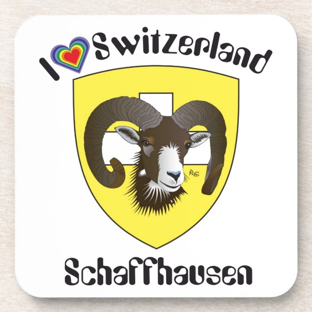 Schaffhausen Schweiz Kork-Untersetzer Untersetzer (Vorderseite)