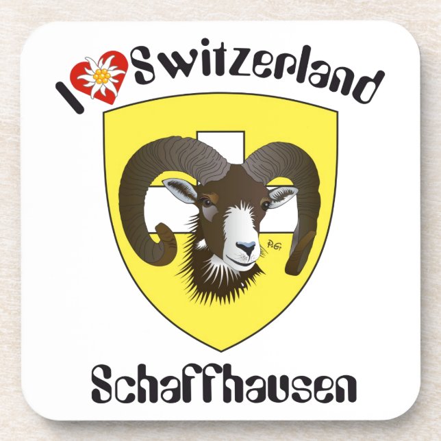 Schaffhausen Schweiz Kork-Untersetzer Untersetzer (Vorderseite)