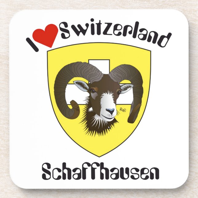 Schaffhausen Schweiz Kork-Untersetzer Untersetzer (Vorderseite)