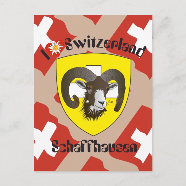 Schaffhausen Schweiz Postkarte (Vorderseite)
