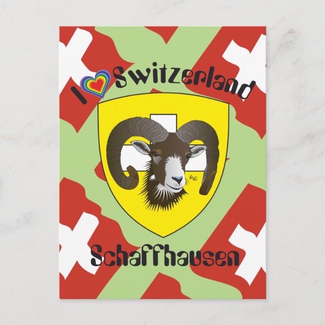 Schaffhausen Schweiz Postkarte (Vorderseite)