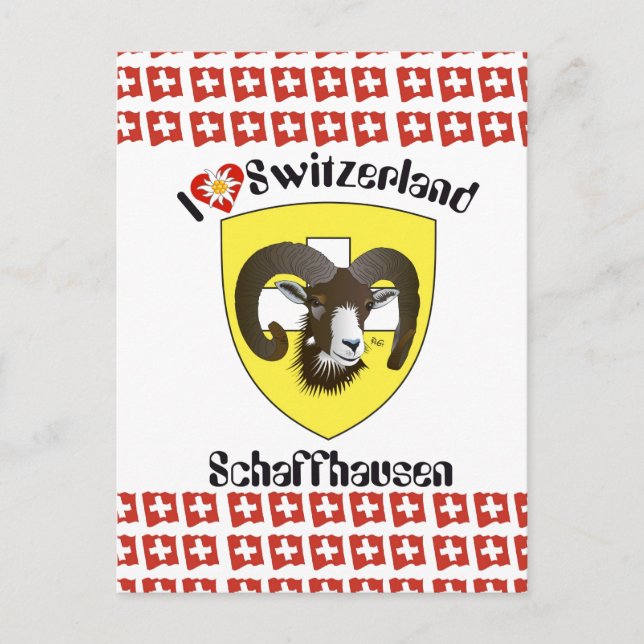 Schaffhausen Schweiz Postkarte (Vorderseite)