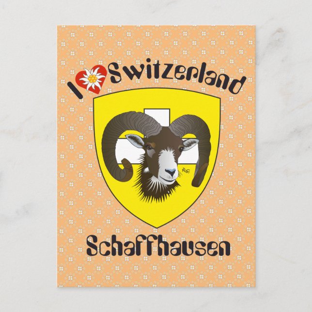 Schaffhausen Schweiz Postkarte (Vorderseite)