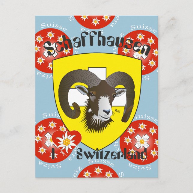 Schaffhausen Schweiz Postkarte (Vorderseite)