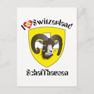 Schaffhausen Schweiz Postkarte