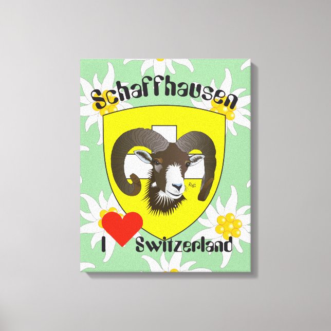 Schaffhausen - Schweiz - Suisse - Leinwand (Vorderseite)