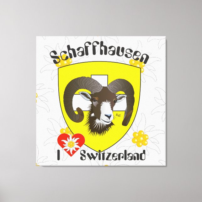 Schaffhausen - Schweiz - Suisse - Leinwand (Vorderseite)
