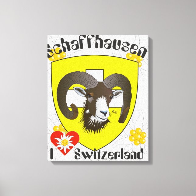 Schaffhausen - Schweiz - Suisse - Leinwand (Vorderseite)