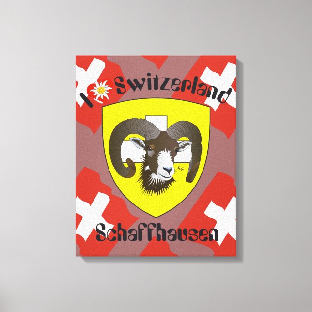 Schaffhausen - Schweiz - Suisse - Leinwand (Vorderseite)