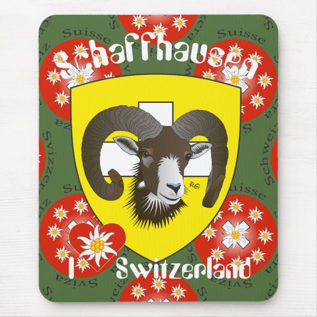 Schaffhausen - Schweiz - Suisse - Mausmatten Mousepad (Vorne)