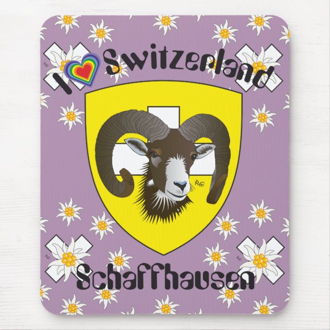 Schaffhausen - Schweiz - Suisse - Mausmatten Mousepad (Vorne)