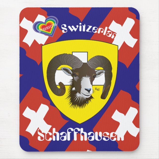 Schaffhausen - Schweiz - Suisse - Mausmatten Mousepad (Vorne)