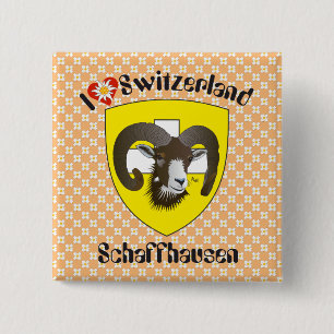 Schaffhausen - Schweiz - Suisse - Svizzera-Buttons Button