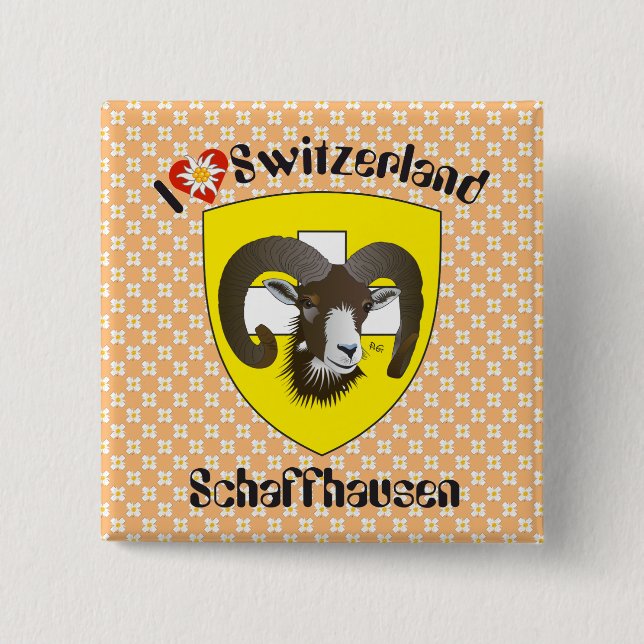 Schaffhausen - Schweiz - Suisse - Svizzera-Buttons Button (Vorderseite)