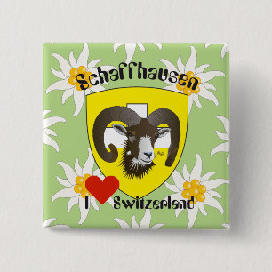 Schaffhausen - Schweiz - Suisse - Svizzera-Buttons Button