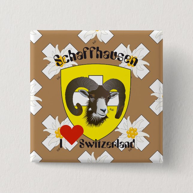 Schaffhausen - Schweiz - Suisse - Svizzera-Buttons Button (Vorderseite)