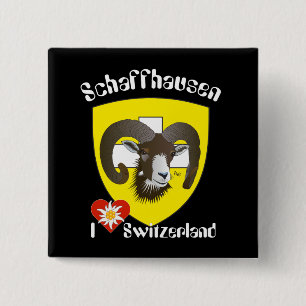 Schaffhausen - Schweiz - Suisse - Svizzera-Buttons Button