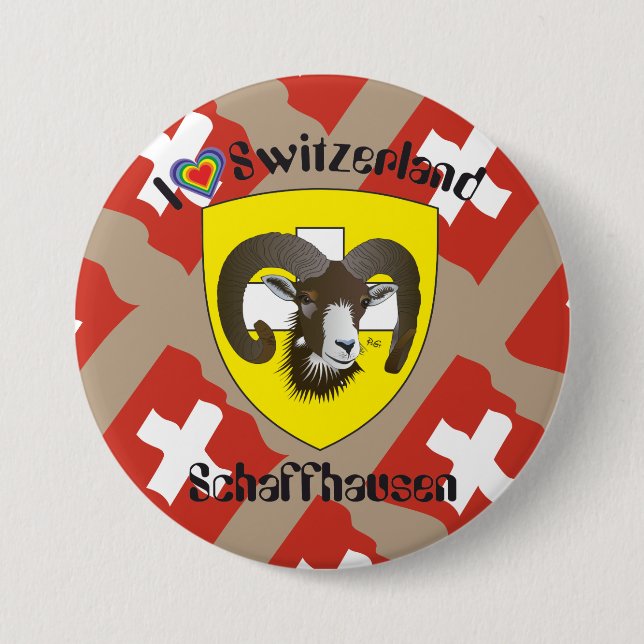 Schaffhausen - Schweiz - Suisse - Svizzera-Buttons Button (Vorderseite)
