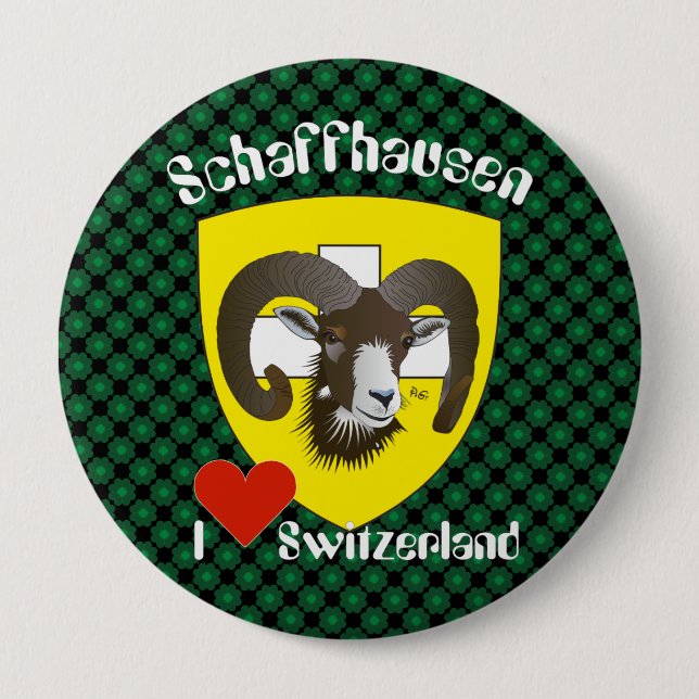 Schaffhausen - Schweiz - Suisse - Svizzera-Buttons Button (Vorderseite)