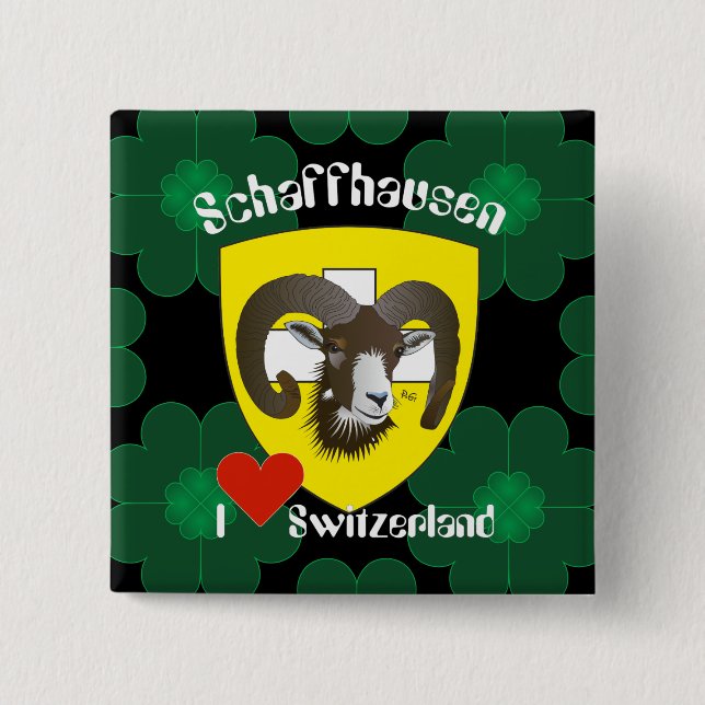 Schaffhausen - Schweiz - Suisse - Svizzera-Buttons Button (Vorderseite)