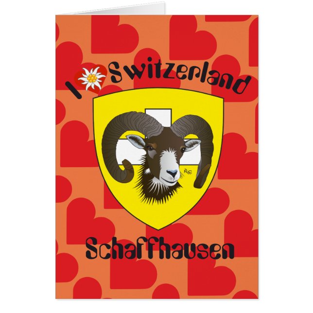Schaffhausen Schweiz Suisse Svizzera Grusscard (Vorne)