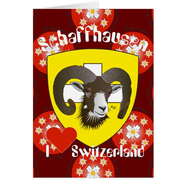 Schaffhausen Schweiz Suisse Svizzera Grusscard (Vorne)