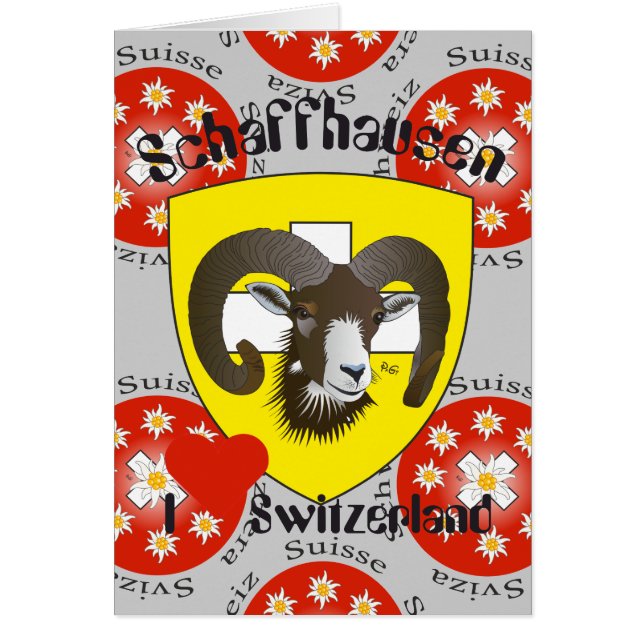 Schaffhausen Schweiz Suisse Svizzera Grusscard (Vorne)