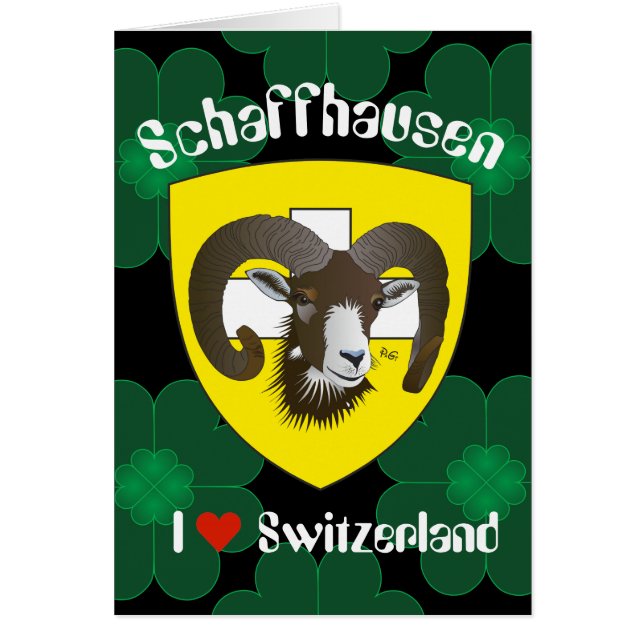 Schaffhausen Schweiz Suisse Svizzera Grusscard (Vorne)