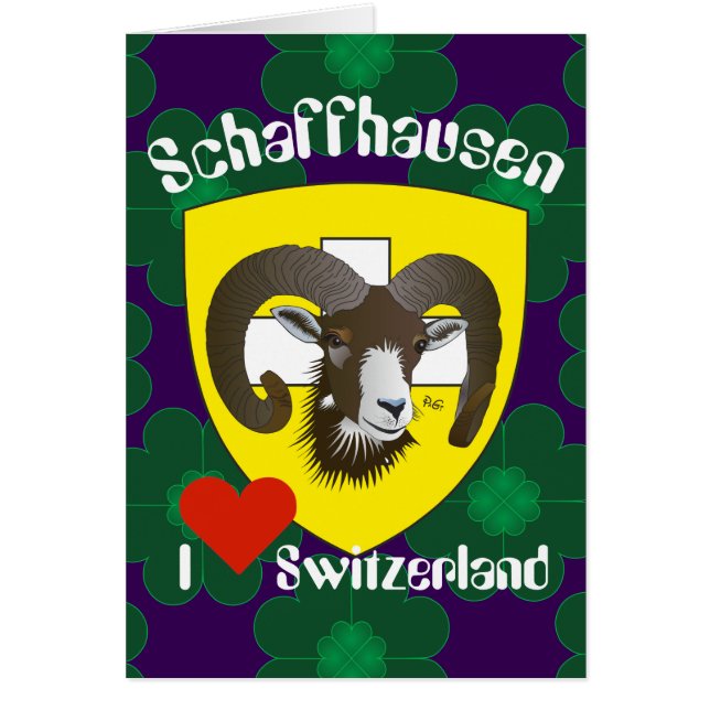 Schaffhausen Schweiz Suisse Svizzera Grusscard (Vorne)