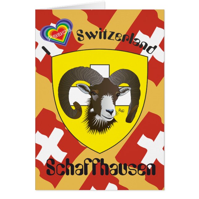 Schaffhausen Schweiz Suisse Svizzera Grusscard (Vorne)