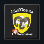 Schaffhausen - Schweiz - Suisse - Svizzera Magnet<br><div class="desc">Bei mir ziert nur der Kopf des Widders das Kantonswappen es ja nicht immer ein Widder sein. Einfach war für alle die haben,  die haben gelernt,  dass sie nicht alle haben.</div>