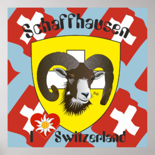 Schaffhausen - Schweiz - Suisse - Svizzera Poster