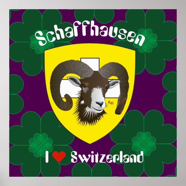 Schaffhausen - Schweiz - Suisse - Svizzera Poster (Vorne)