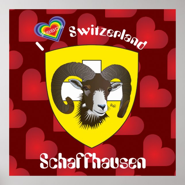 Schaffhausen - Schweiz - Suisse - Svizzera Poster (Vorne)
