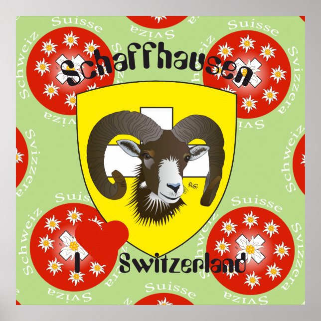 Schaffhausen - Schweiz - Suisse - Svizzera Poster (Vorne)