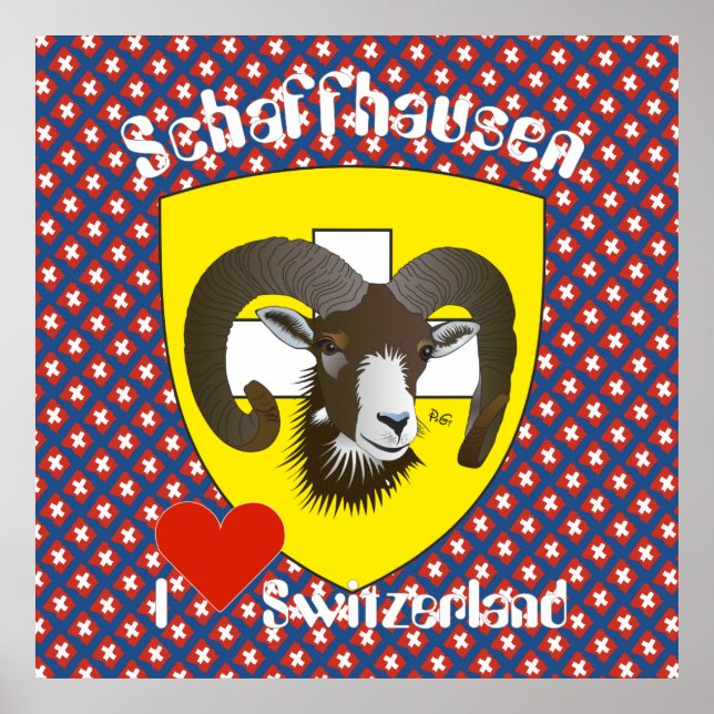 Schaffhausen - Schweiz - Suisse - Svizzera Poster (Vorne)