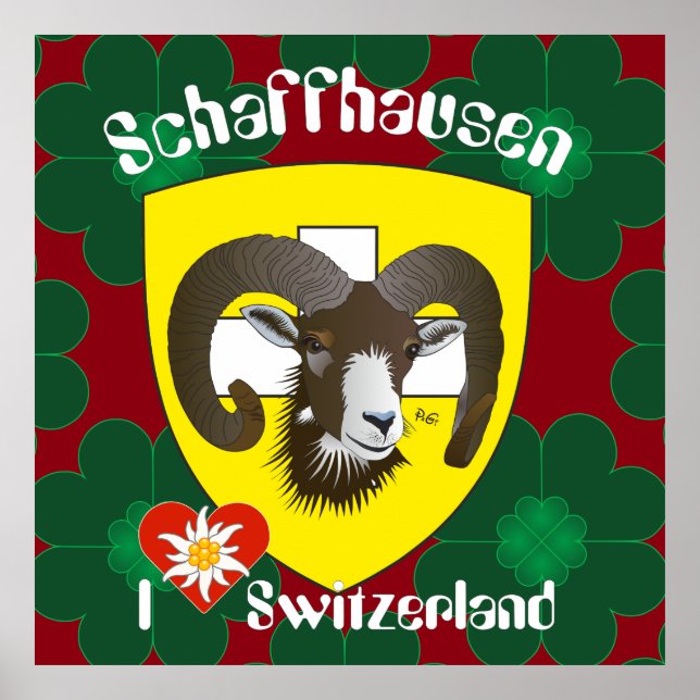 Schaffhausen - Schweiz - Suisse - Svizzera Poster (Vorne)