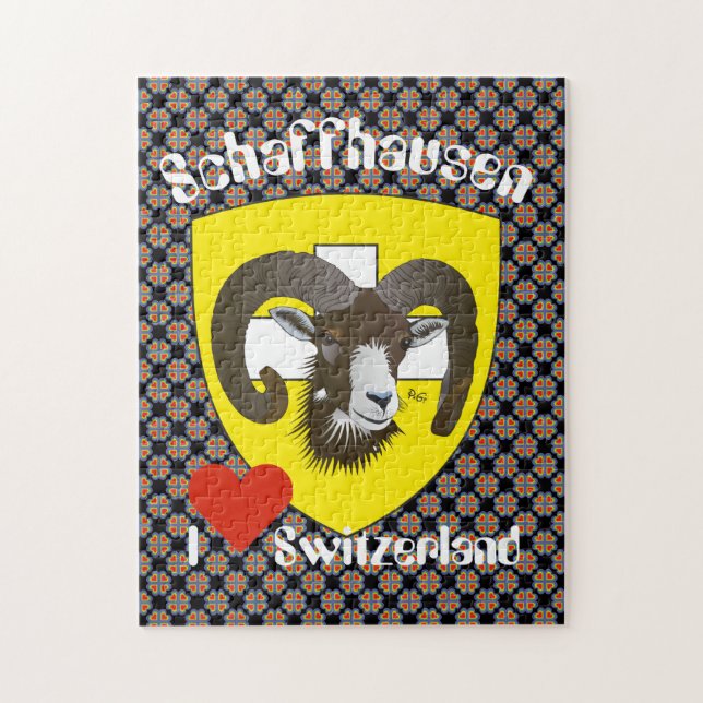 Schaffhausen Schweiz Suisse Svizzera Puzzles (Vertikal)