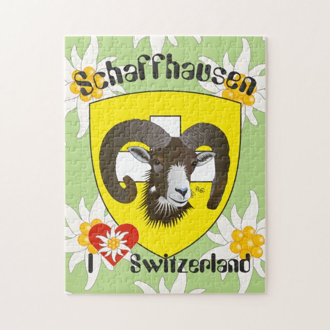 Schaffhausen Schweiz Suisse Svizzera Puzzles (Vertikal)