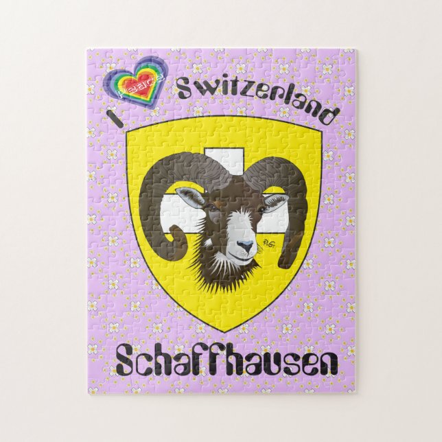 Schaffhausen Schweiz Suisse Svizzera Puzzles (Vertikal)